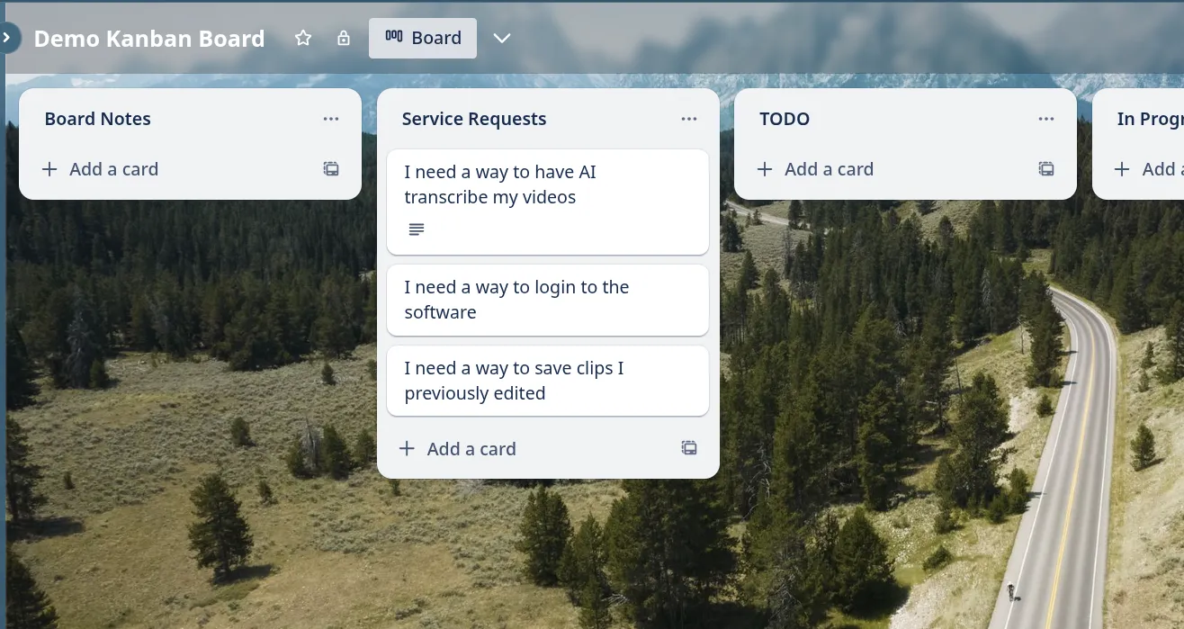 trello backlog board example